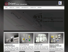 Tablet Screenshot of orientautoindustries.com